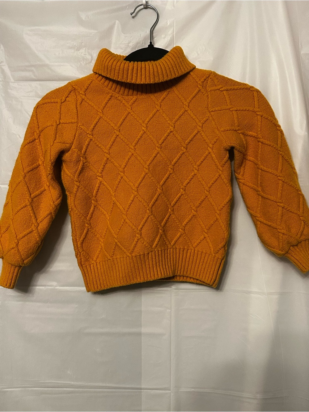 Janie and Jack Girl's Diamond Cable Knit Sweater girls size 6